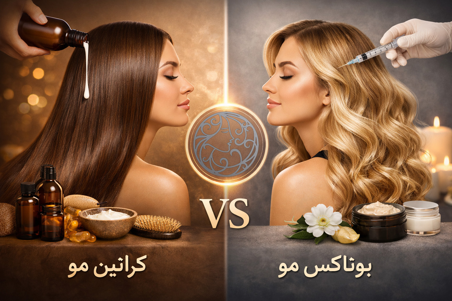 فرق کراتین با بوتاکس مو چیست؟ کدام برای شما بهتر است؟